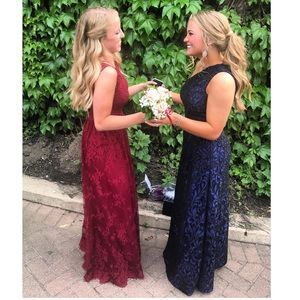 Twilight Aidan Mattox One Shoulder Dress